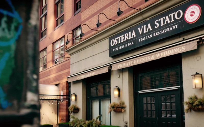 Osteria Via Stato Italian Restaurant in Downtown Chicago in The Re-Education of Molly Singer (2023)