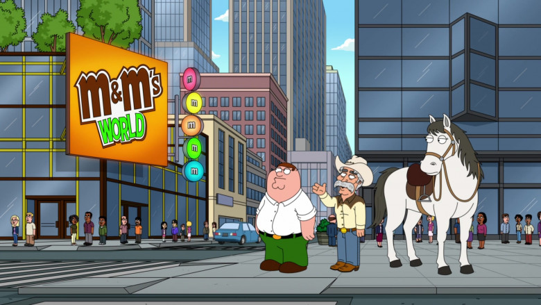 M&M's World Store in Family Guy S22E03 "A Stache From the Past" (2023) - 420705
