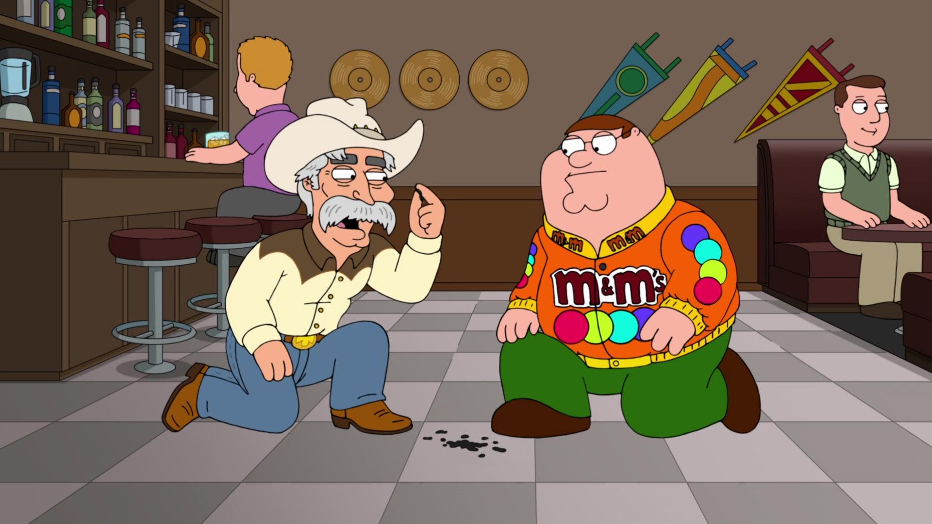 M&M's Jacket Worn By Peter Griffin In Family Guy S22E03 