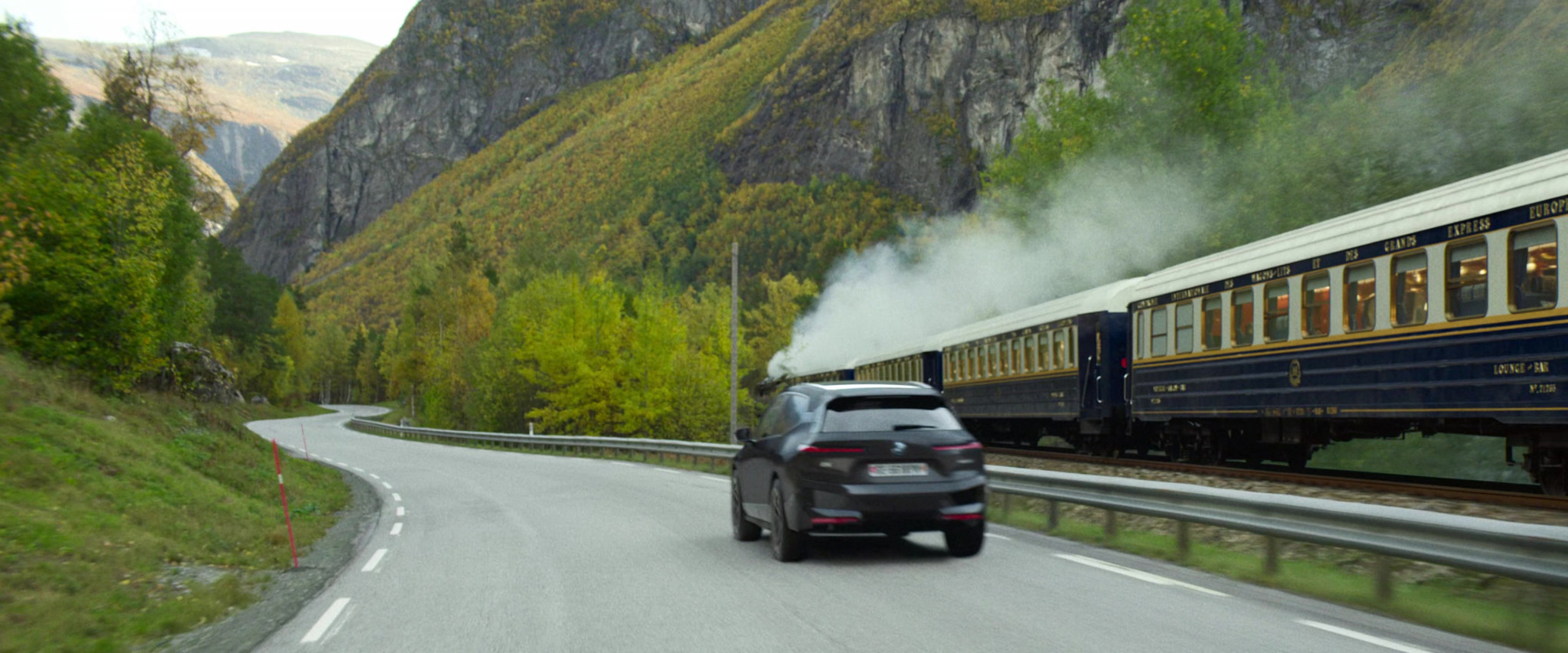 BMW IX Car Driven By Simon Pegg As Benji Dunn In Mission: Impossible