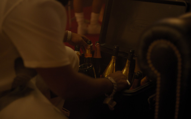 Coleman Cooler, Veuve Clicquot, Armand De Brignac and Moet Champagne in Rap Sh!t S02E02 "Heavy Traffic" (2023)