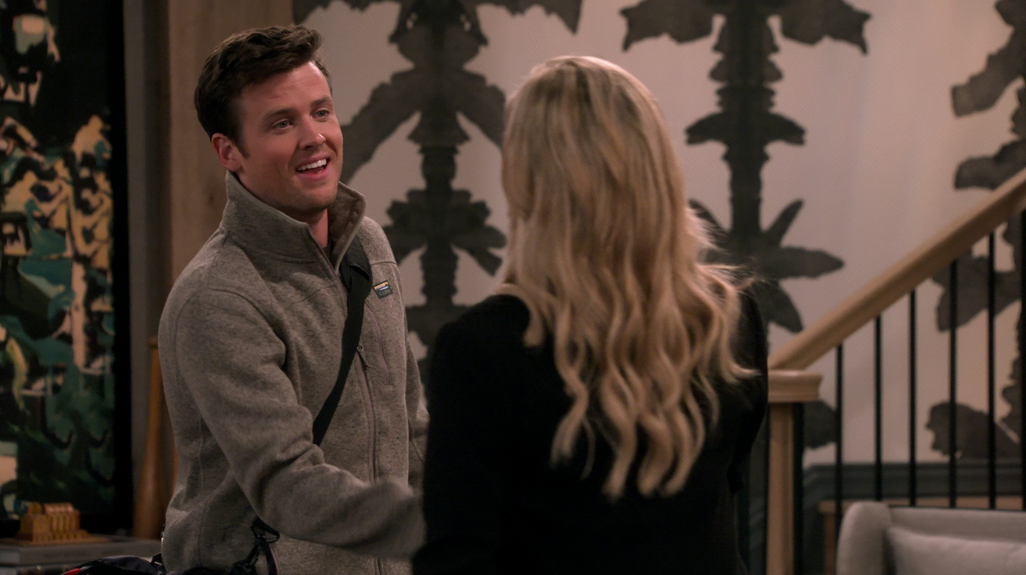 L.L. Bean Fleece Jacket Worn By Jack CutmoreScott As Freddy Crane In