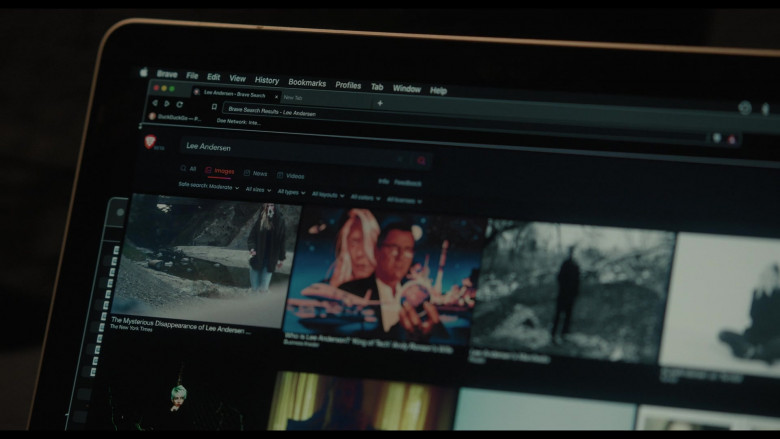 Apple MacOS and Brave Web Browser in A Murder at the End of the World S01E01 "Chapter 1: Homme Fatale" (2023) - 430387