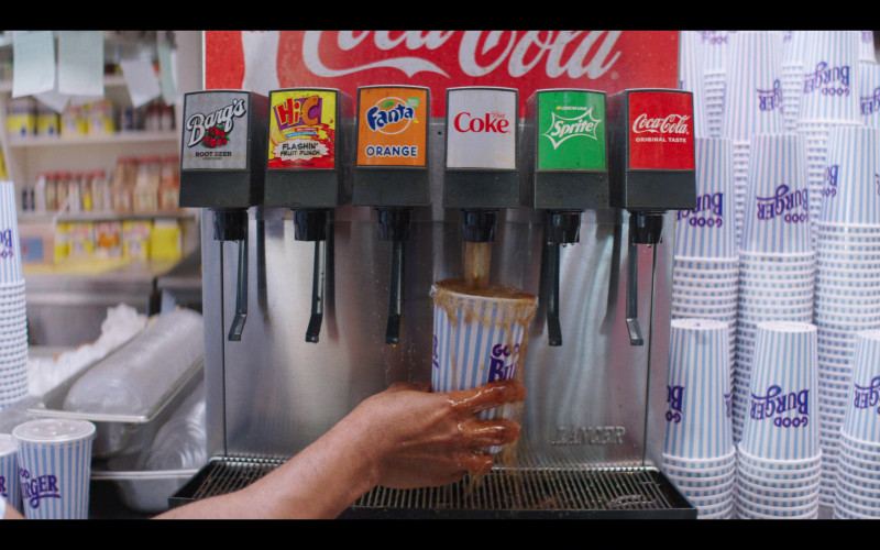Coca-Cola, Barq's, Hi-C, Fanta, Diet Coke, Sprite in Good Burger 2 (2023)
