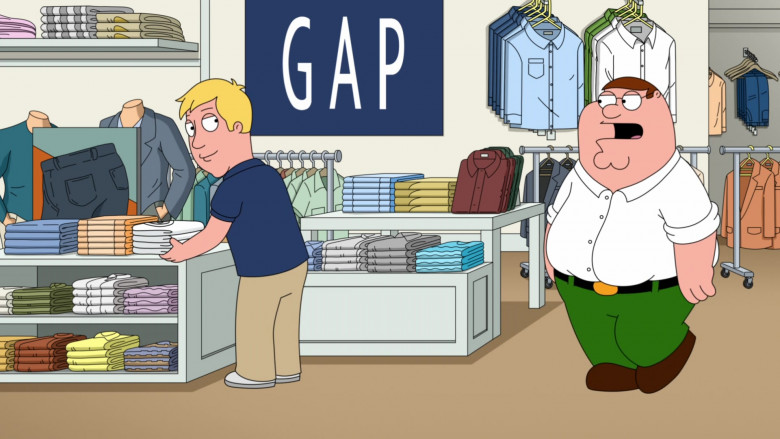 GAP Store in Family Guy S22E09 "The Return of The King (Of Queens)" (2023) - 448582