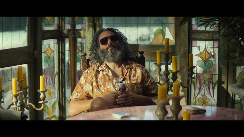 Diet Coke Soda Enjoyed by Jason Mantzoukas as Dionysus in Percy Jackson and the Olympians S01E02 "I Become Supreme Lord of the Bathroom" (2023) - 449257
