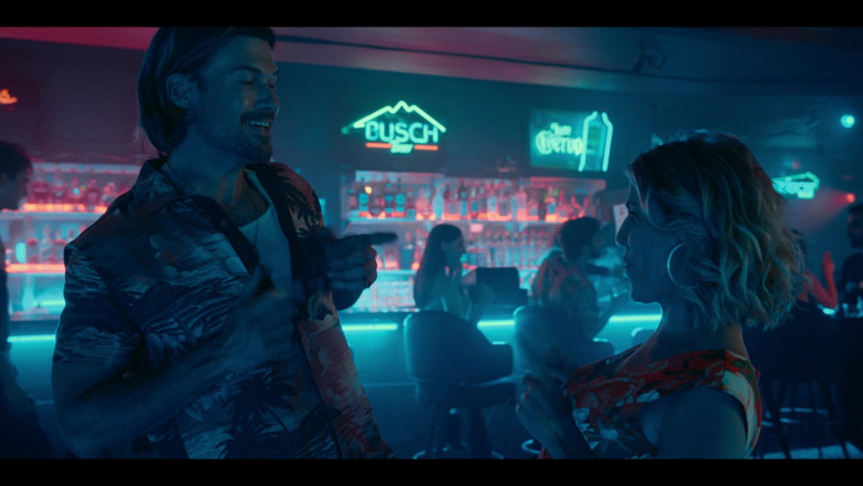 Busch Beer and Jose Cuervo Tequila Neon Signs in Obliterated S01E02 "Born in the U.S.S.R" (2023) - 439210