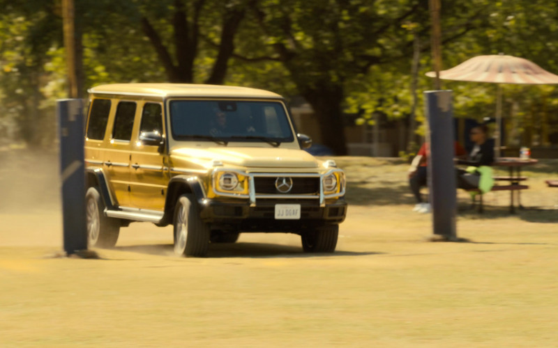 Mercedes-Benz G-Class Gold Car in The Underdoggs (2024)