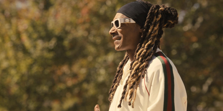 Versace White Frame Sunglasses of Snoop Dogg as Jaycen Jennings in The Underdoggs (2024) - 461186