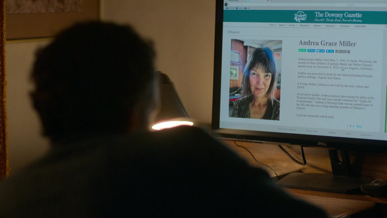 Dell PC Monitor in Good Trouble S05E14 "Party of One" (2024) - 459630