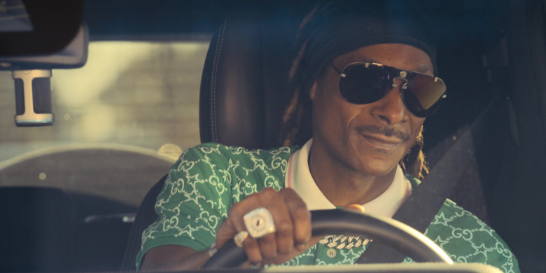 Gucci Green Polo Shirt and Versace Sunglasses of Snoop Dogg as Jaycen Jennings in The Underdoggs (2024) - 460774