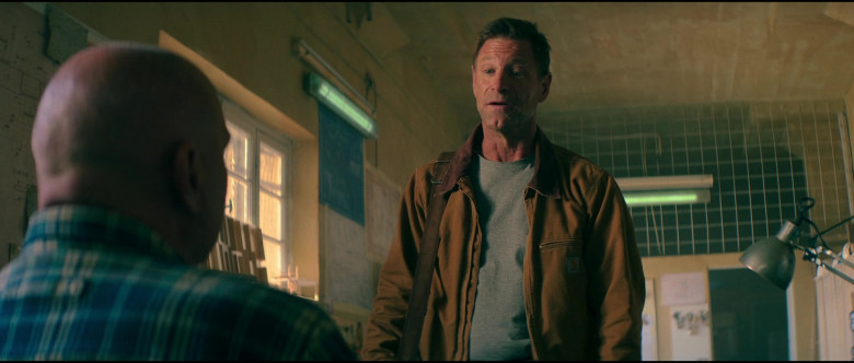 Carhartt Jacket Worn by Aaron Eckhart as Vail in The Bricklayer (2023) - 453961