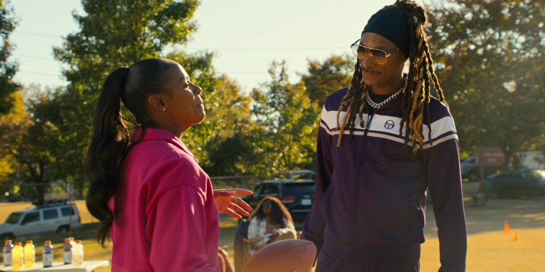 Sergio Tacchini Purple and White Tracksuit Worn by Snoop Dogg as Jaycen Jennings in The Underdoggs (2024) - 461079