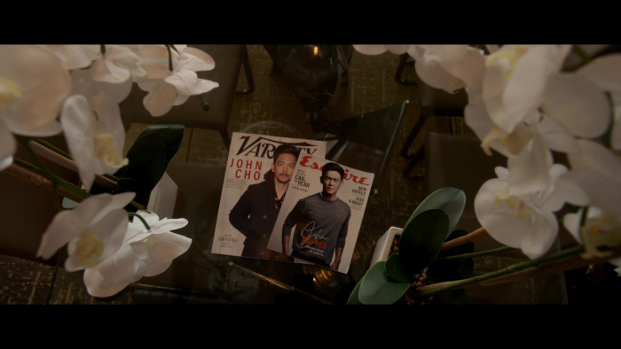 Variety And Esquire Magazines In The Brothers Sun S01E06 Country Boy   405 ProductPlacementBlog.com The Brothers Sun 2024 TV Series Season 1 Episode 6 Brand Tracking Timecode H00M06S44 700x394 