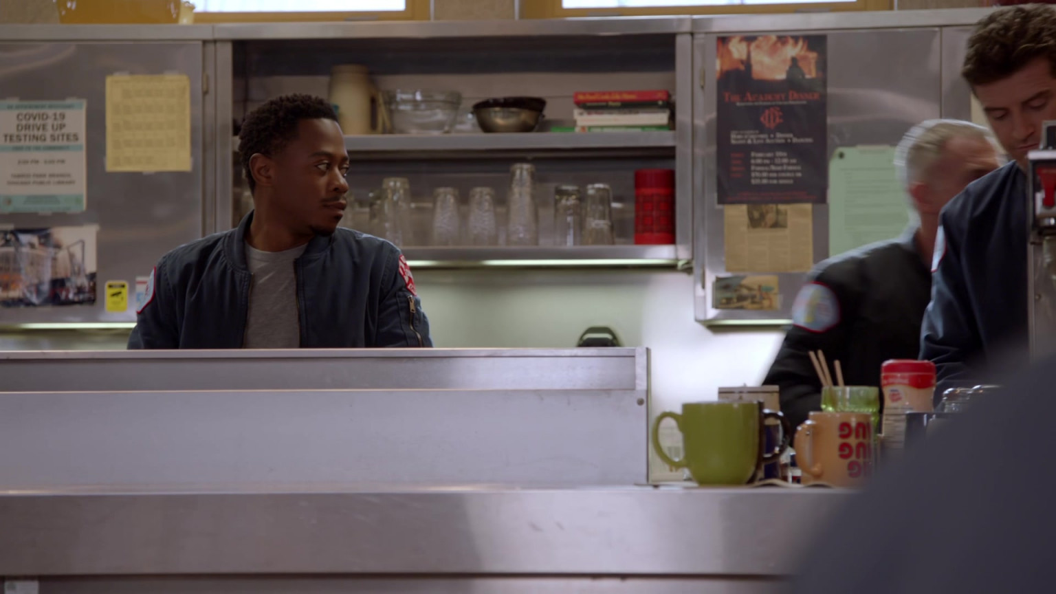 Nestle CoffeeMate Coffee Creamer In Chicago Fire S12E01 "Barely Gone