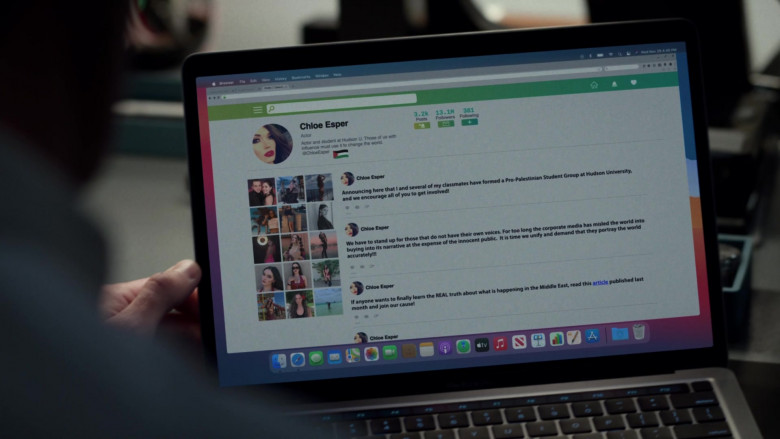 Apple MacBook and MacOS in Law & Order S23E01 "Freedom of Expression" (2024) - 458003