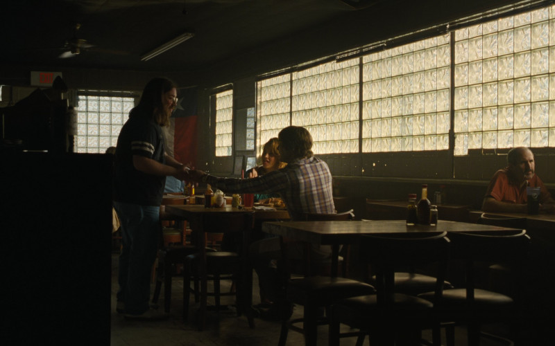 Tabasco Sauce and Pepsi Plastic Soda Cups in The Iron Claw (2023)