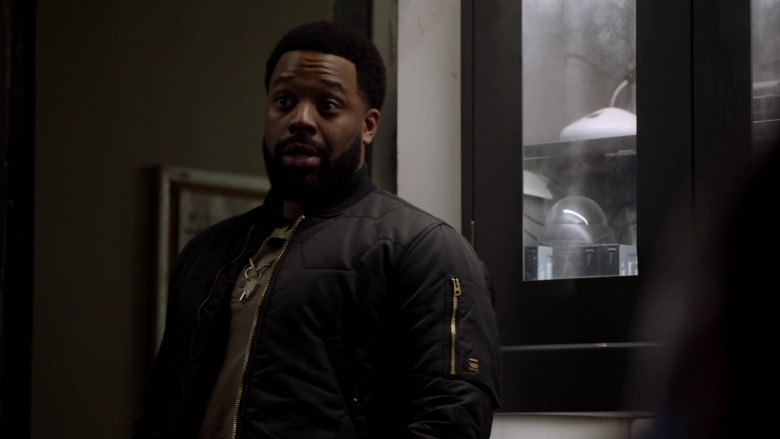 G-Star Raw Black Jacket in Chicago P.D. S11E06 "Survival" (2024) - 475979