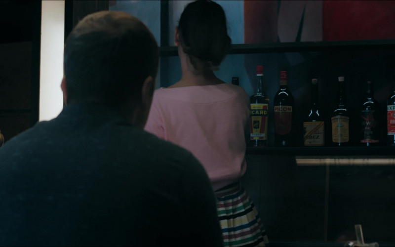 Ricard, Picon and Cutty Sark Bottles in Monsieur Spade S01E05 (2024)