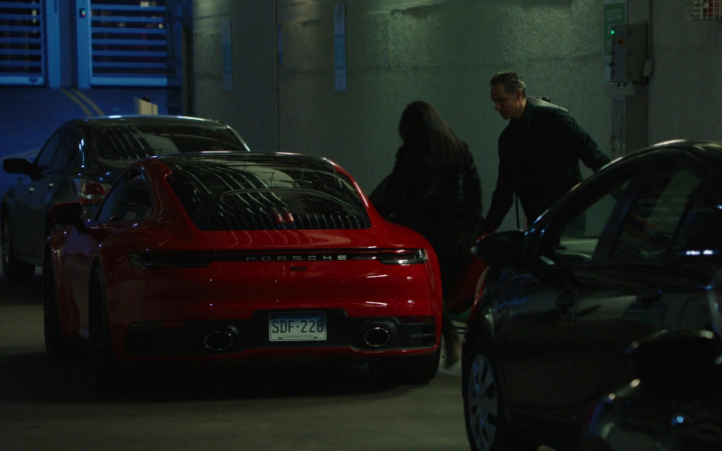 Porsche 911 Red Sports Car in Law & Order: Special Victims Unit S25E03 "The Punch List" (2024)