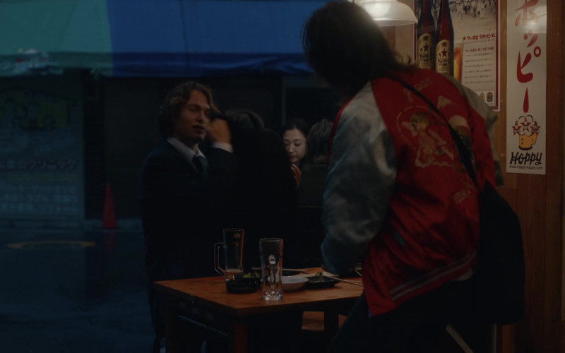 Sapporo Beer and Hoppy Beverage co. Posters in Tokyo Vice S02E02 "Be My Number One" (2024)