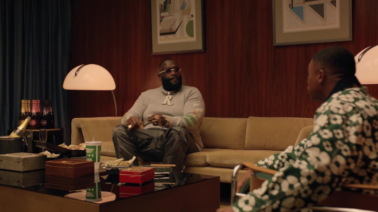 Luc Belaire Champagne Bottles and Wingstop Restaurants Cup in The Vince Staples Show S01E02 "Black Business" (2024) - 474460