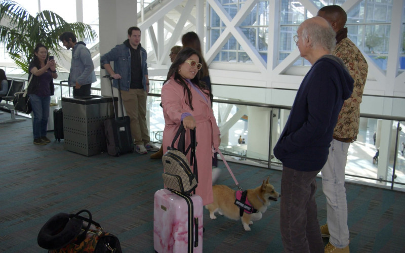 Gucci Backpack and Juicy Couture Luggage in Curb Your Enthusiasm S12E01 "Atlanta" (2024)