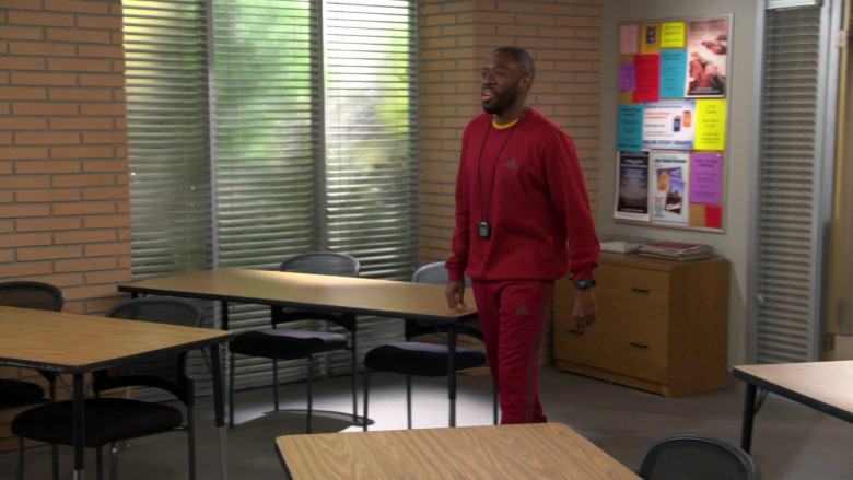 Adidas Red Tracksuit in The Neighborhood S06E02 "Welcome to the Awkward Conversations" (2024) - 473212