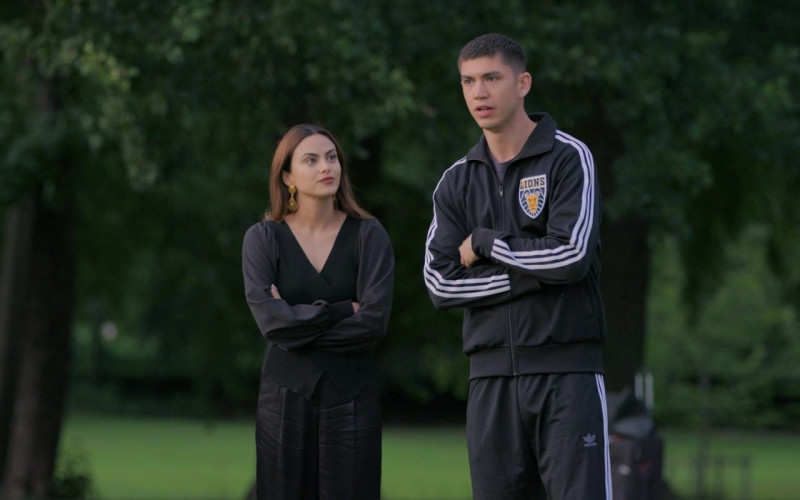 Adidas Tracksuit of Archie Renaux as William Laroche in Upgraded (2024)