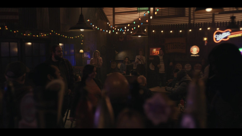 Pittsburgh Brewing Co. Iron City Beer and Miler MGD Signs in American Rust: Broken Justice S02E03 "Iron Sky" (2024) - 489407