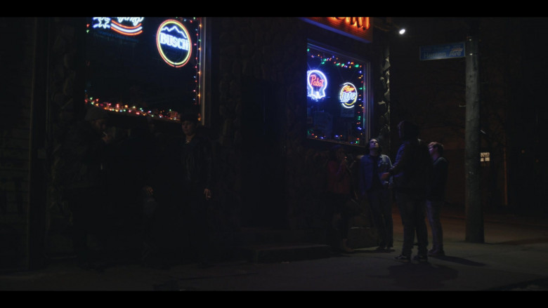 Busch, Pabst and Miller Lite Neon Signs in American Rust: Broken Justice S02E04 "The Hand You're Delt" (2024) - 489454