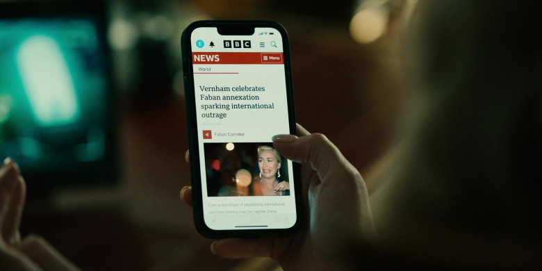 BBC Website in The Regime S01E03 "The Heroes' Banquet" (2024) - 485140