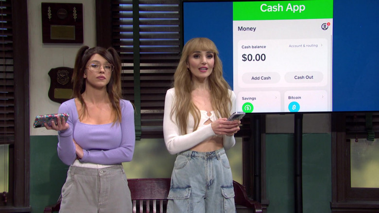Cash App Mobile Payment Service in Saturday Night Live S49E13 "Sydney Sweeney / Kacey Musgraves" (2024) - 477722