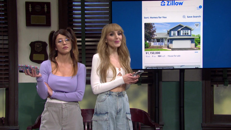 Zillow real-estate marketplace in Saturday Night Live S49E13 "Sydney Sweeney / Kacey Musgraves" (2024) - 477568