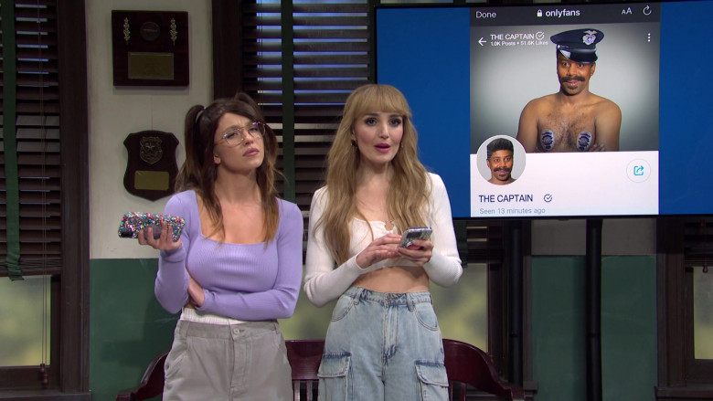 OnlyFans Website in Saturday Night Live S49E13 "Sydney Sweeney / Kacey Musgraves" (2024) - 477520