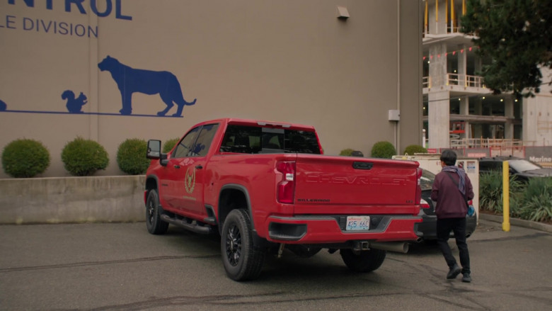 Chevrolet Silverado Red Car in Animal Control S02E05 "Dogs and Chickens" (2024) - 498420