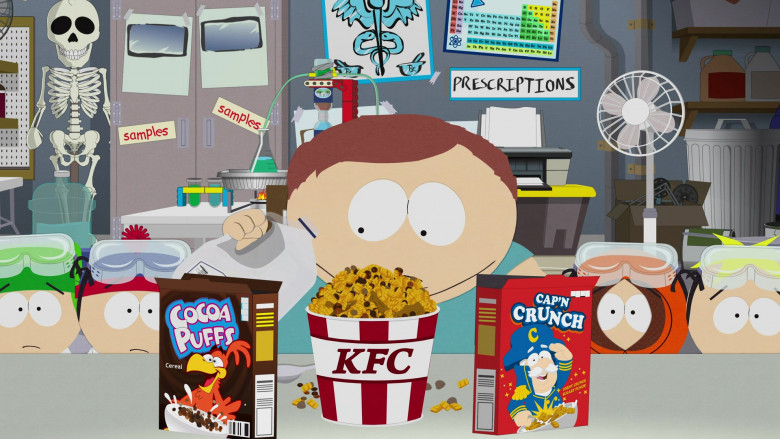 General Mills Cocoa Puffs, Quaker Cap'n Crunch Cereal and KFC Fast Food in South Park: The End of Obesity (2024) - 522687