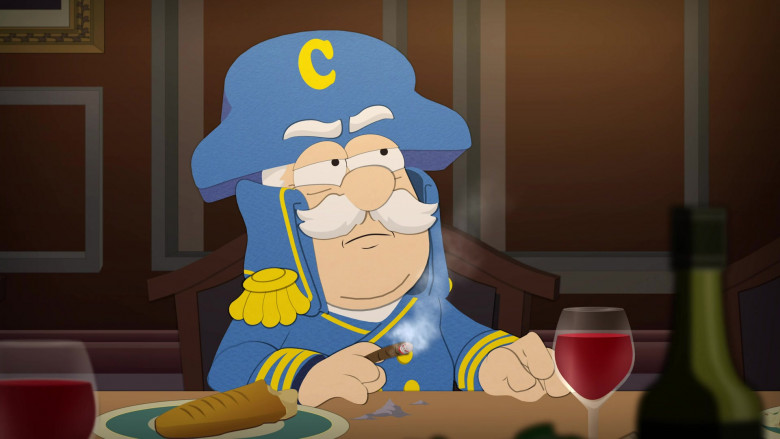 Cap'n Crunch Captain Horatio Magellan Crunch Mascot by Quaker Oats Company in South Park: The End of Obesity (2024) - 522626