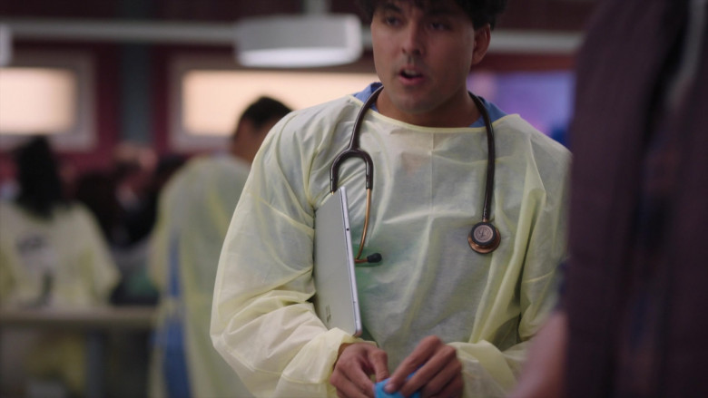 Microsoft Surface Tablet and 3M Littmann Stethoscope in Grey's Anatomy S20E10 "Burn It Down" (2024) - 525652