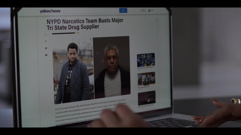 Yahoo! News Website in Power Book II: Ghost S04E02 "To Thine Own Self" (2024) - 529745