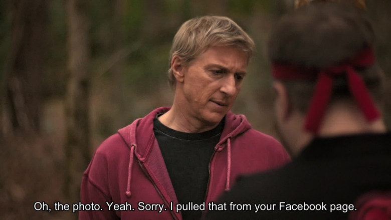 Facebook (Verbal) in Cobra Kai S06 E01 "Peacetime in the Valley" (2024) - 543006