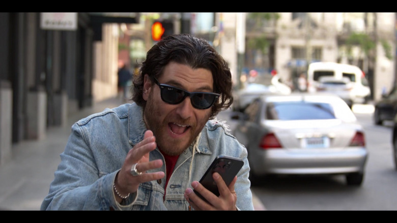 Ray-Ban Sunglasses and Apple iPhone in Mr. Throwback S01E02 (2024) - 549742