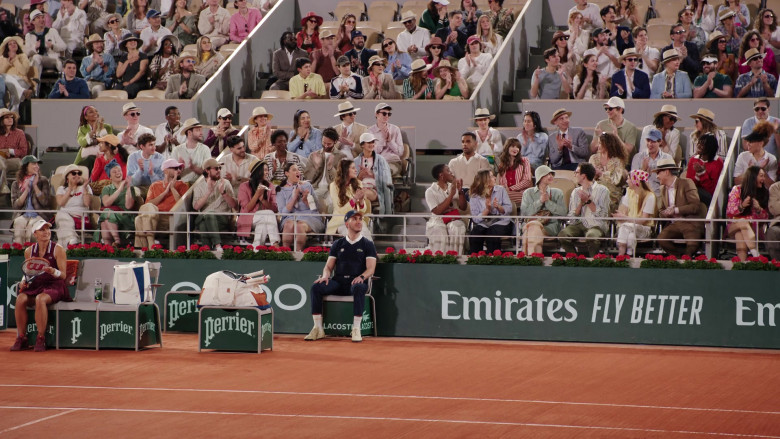 Wilson, Perrier, Lacoste and Emirates in Emily in Paris S04E01 (2024) - 553419