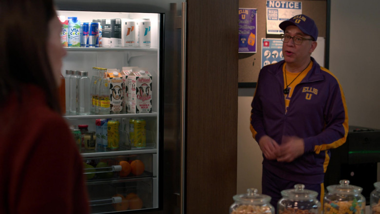 Vita Coco, Red Bull, Blue Diamond Almond Breeze, Slate Milk, 1st Phorm, Topo Chico, Farmland Milk, Guayakí Yerba Mate, Olipop Cans in Unstable S02E08 "Ellis U" (2024) - 547474