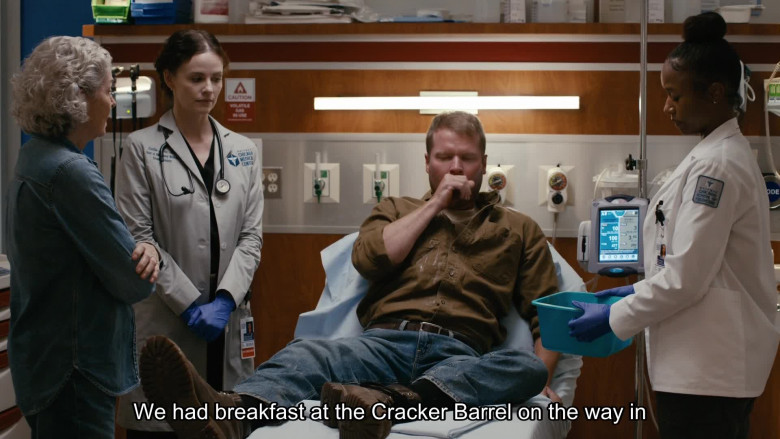 Cracker Barrel Restaurant Company (Verbal) in Chicago Med S10E02 "Bite Your Tongue" (2024) - 581404