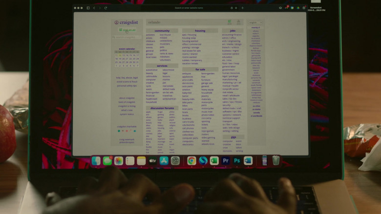 Apple MacOS, Chrome, Shift Browser, Microsoft Office Excel and Word, Adobe Premiere Pro and Photoshop in It's Florida, Man S01E01 "Toes" (2024) - 597434