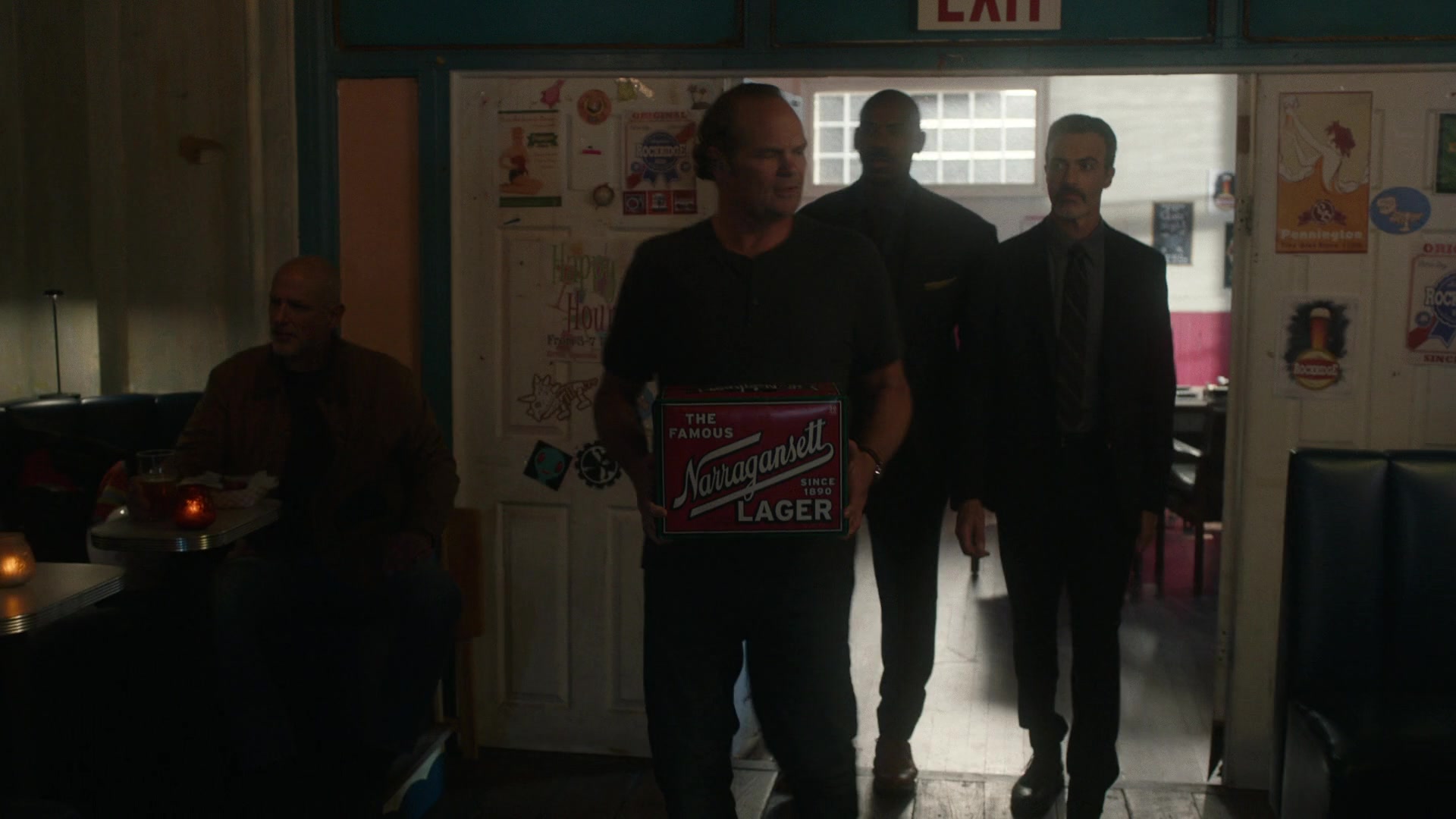Narragansett Beer In Law And Order S24E03 "Big Brother" (2024)