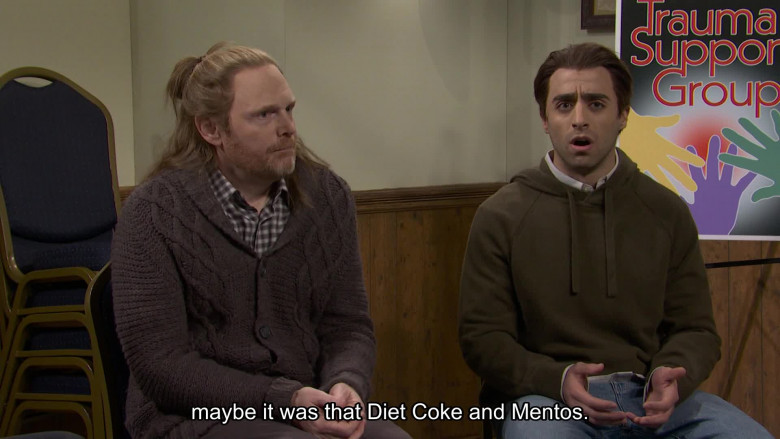 Diet Coke and Mentos (Verbal) in Saturday Night Live S50E06 "Bill Burr; Mk.gee" (2024) - 615426