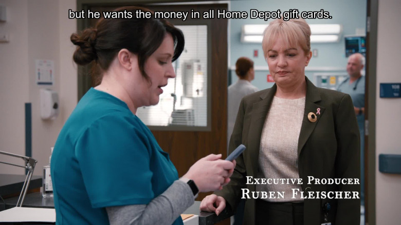 Home Depot Gift Cards (Verbal) in St. Denis Medical S01E02 "A Very Robust Personal Life" (2024) - 619000