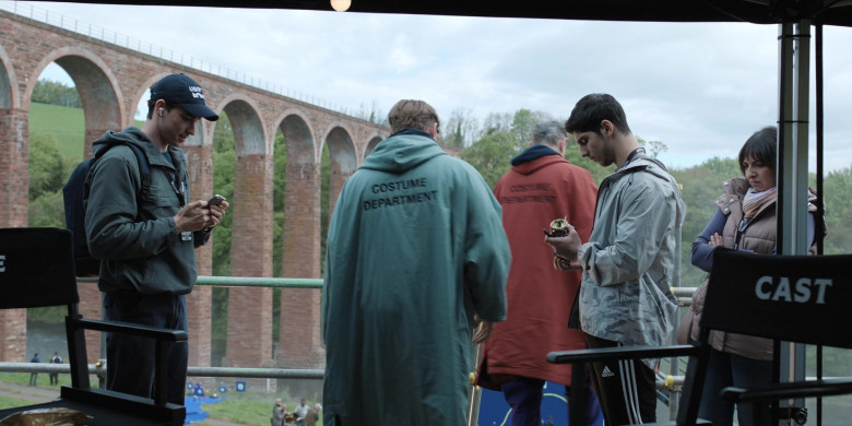 Samsonite Backpack (Scene 1)  and Adidas Pants in The Franchise S01E07 "Scene 113 - The Bridge" (2024) - 621923